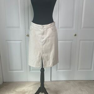 Gap Khaki Denim Short Skirt Size 6